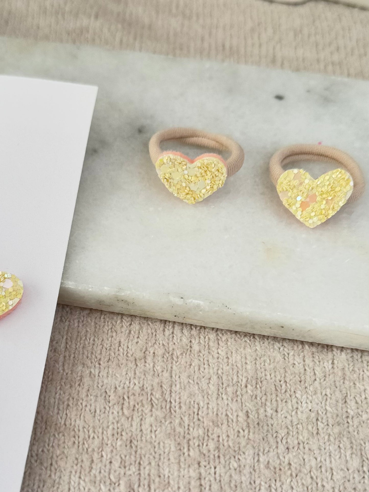 Soft Yellow little heart