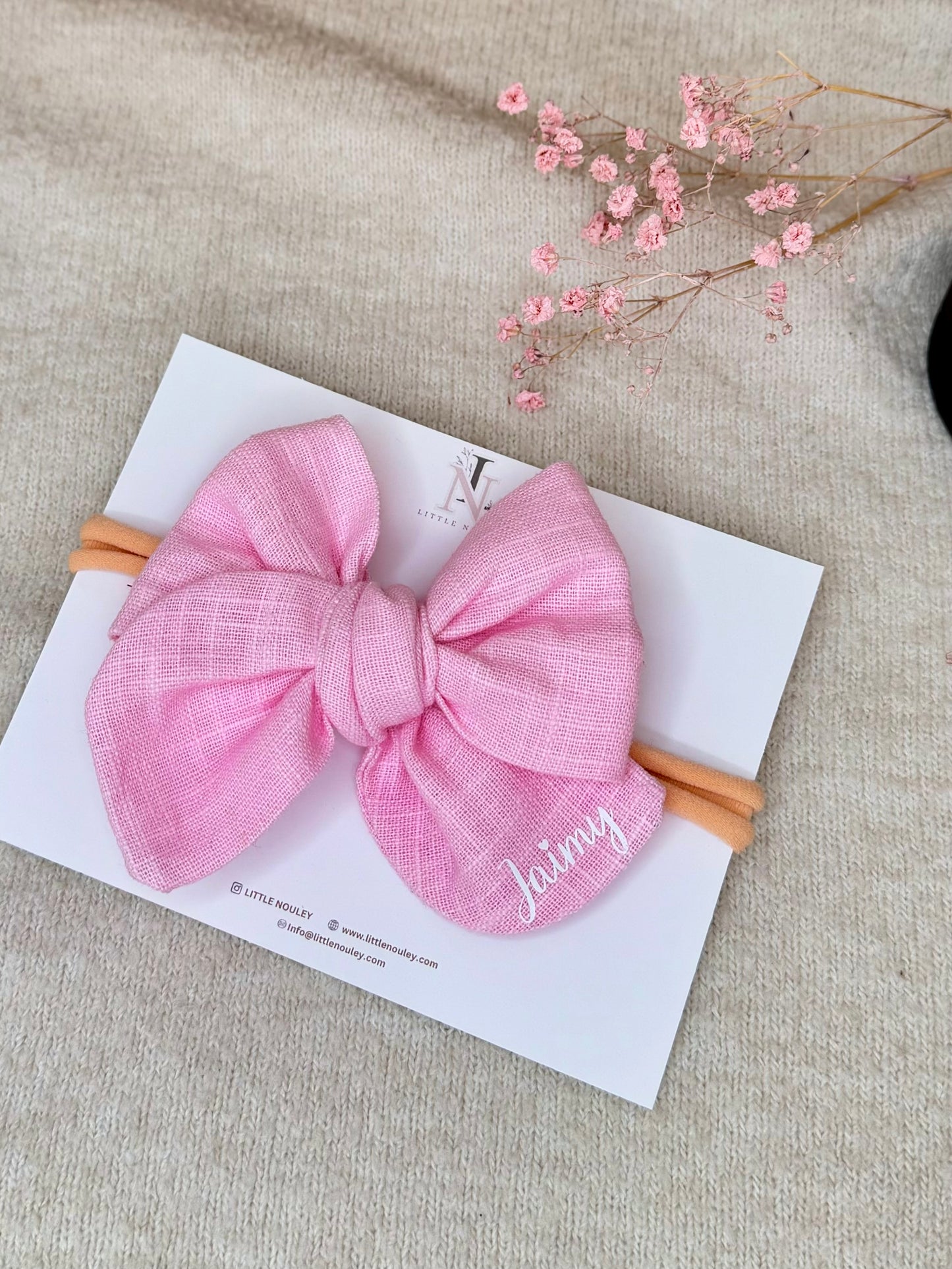 Sweet Pink headband hairbow 🎀