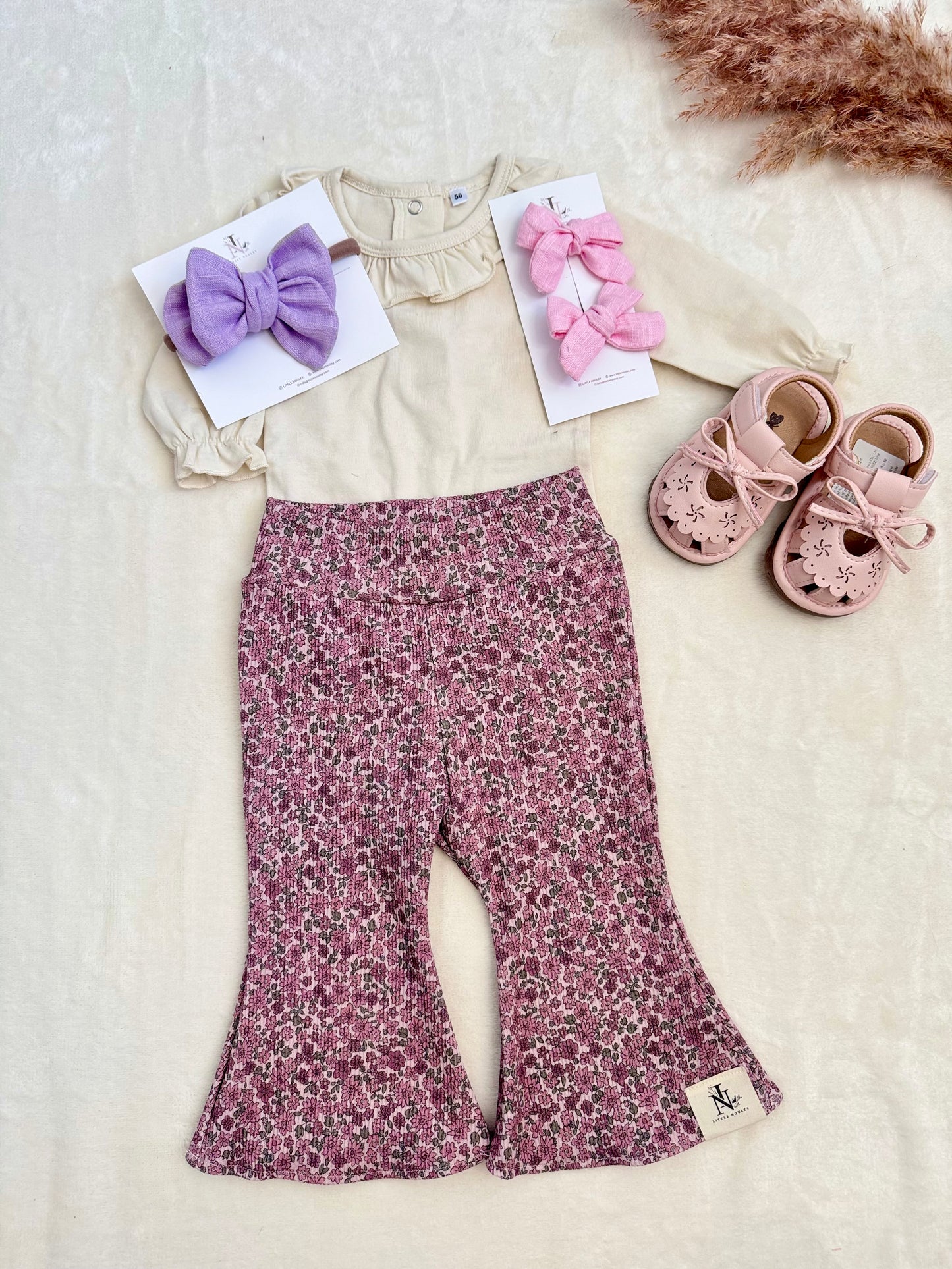 Flare broek Sweet garden