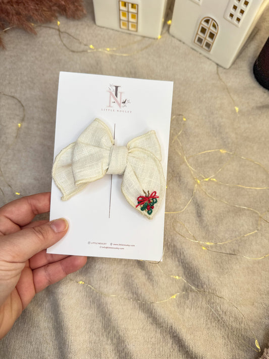 Sweet Christmas hairbow