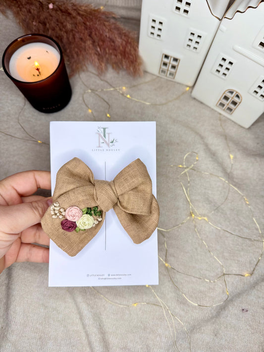 Botanical hairbow 🎀