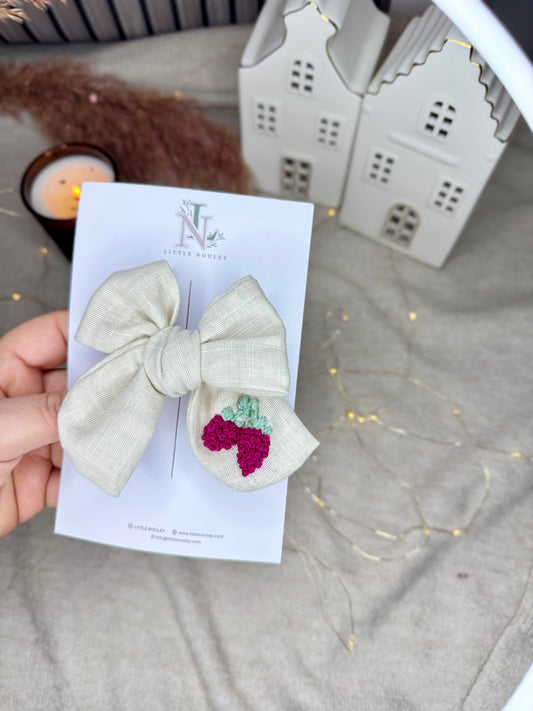 Little Raspberry hairbow 🎀