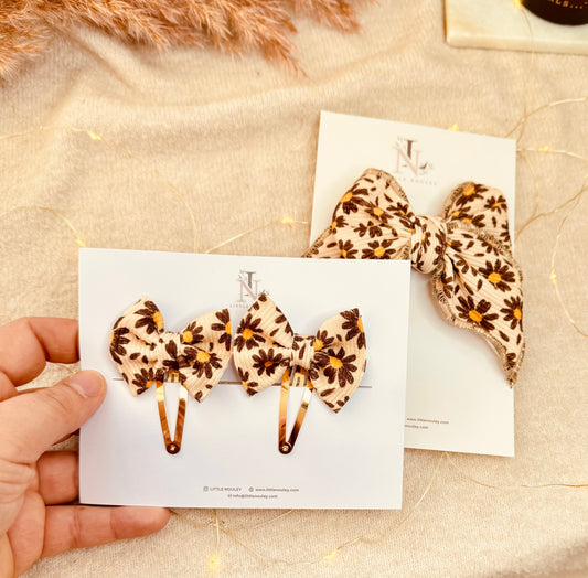 Sunny flower hairclip